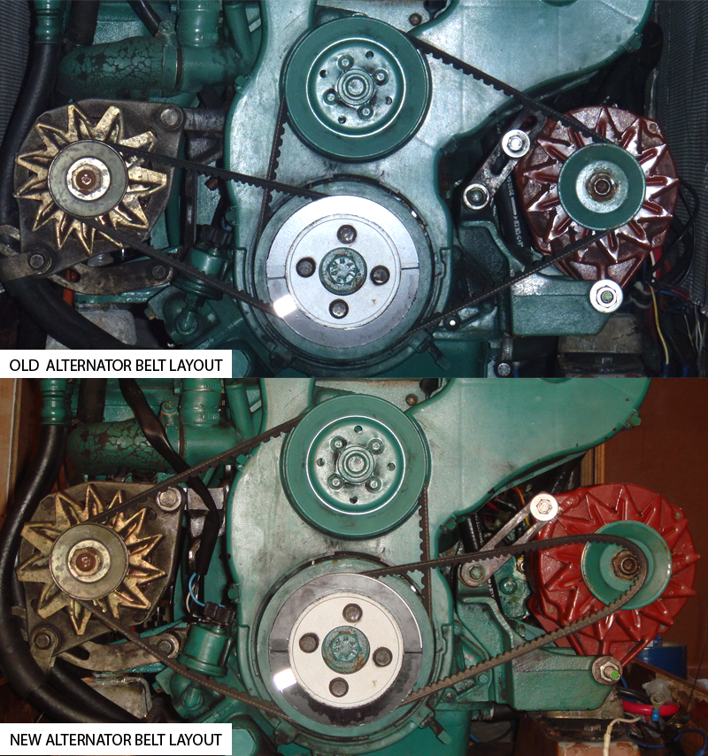 Alternator Belt Replacement Layout